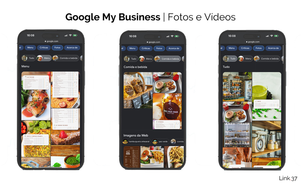 Fotografias e videos Google my business