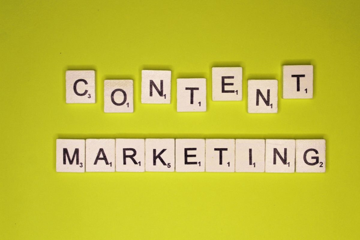 Content marketing ou marketing de conteúdo ilustração